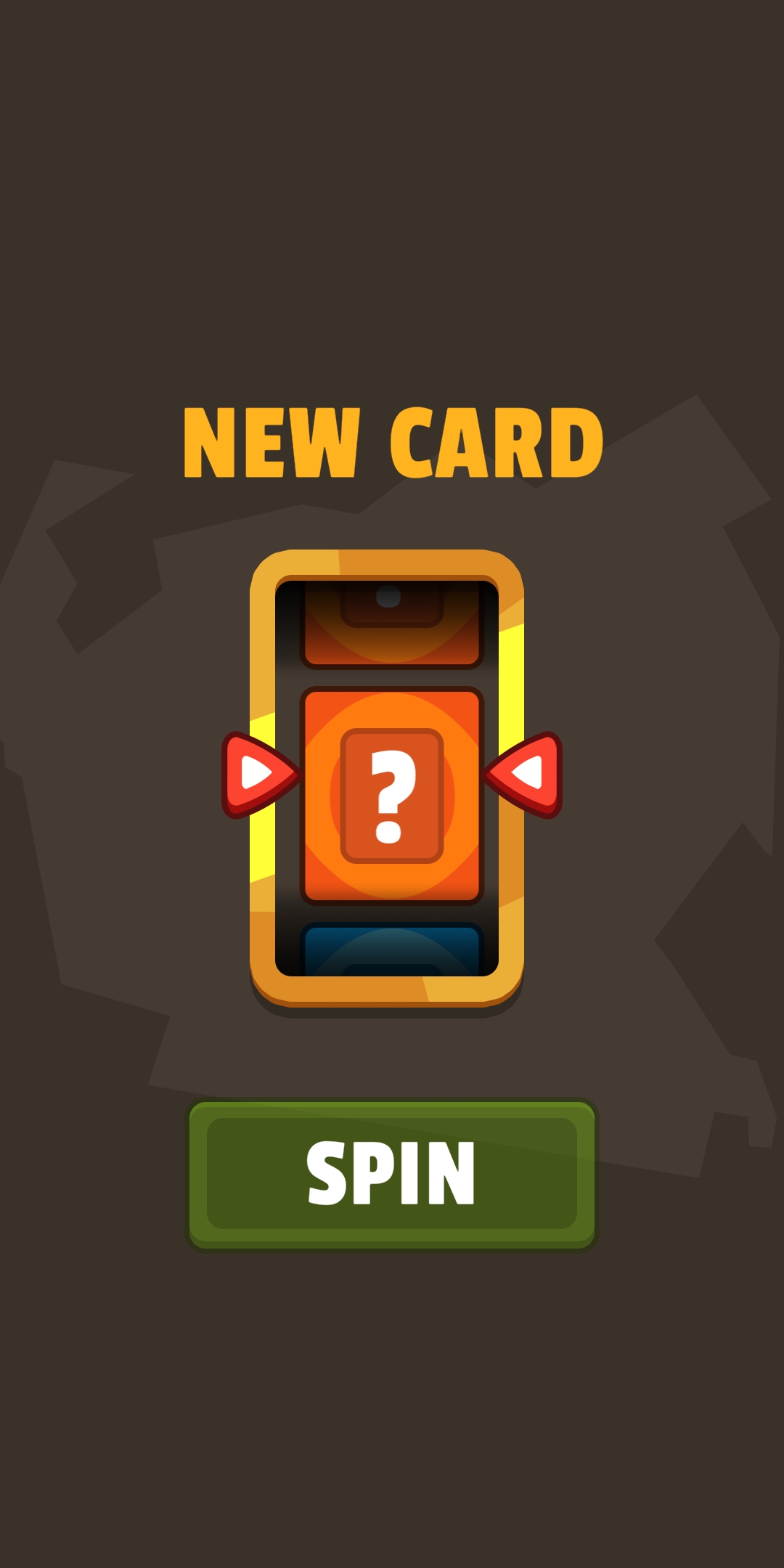 Screenshot of Idle Fortress Tower Défense showing the card roll gatcha